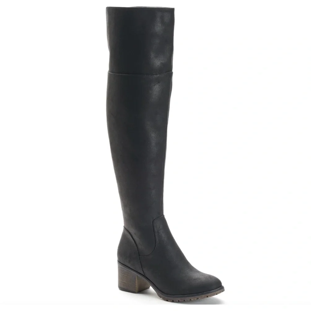 Nwot Black Over the Knee Boots… - Picture 3 of 10